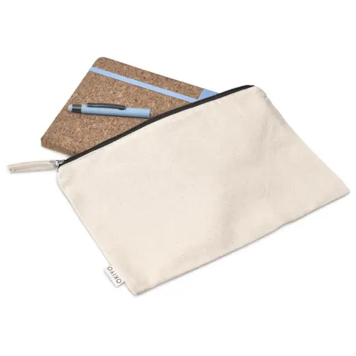 Okiyo Denki Cork Notebook & Pen Set Light Turquoise